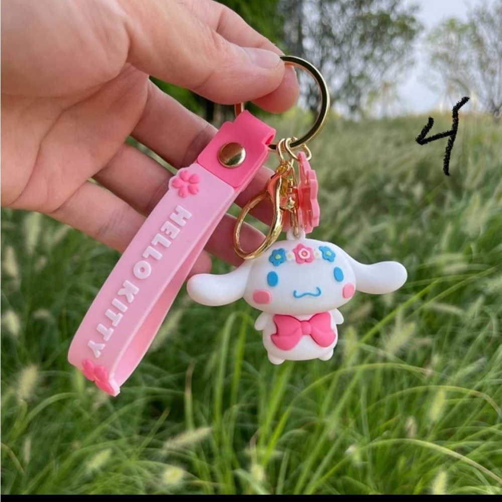 Hello Kitty and Friends Doll 10cm Anime Figurine Key Chains  Bag Ornament - Picture 5 of 6